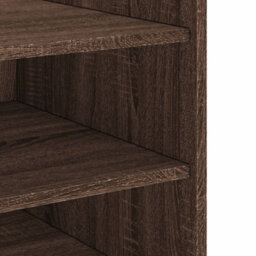 Berkfield Bedside Cabinet Brown Oak 45X50X50 Cm Engineered Wood - thumbnail 8