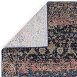 Traditional Multicoloured Persian Floral Geometric Easy To Clean Rug For Dining Room Bedroom & Living Room-155Cm X 230Cm - thumbnail 5
