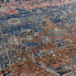 Traditional Multicoloured Persian Floral Geometric Easy To Clean Rug For Dining Room Bedroom & Living Room-155Cm X 230Cm - thumbnail 2