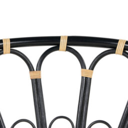 Beliani Garden Daybed Rossano Rattan Black - thumbnail 8