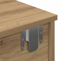 Walplus Wall Shelf With Drawers Artisian Oak 60X28X15 Cm Engineered Wood - thumbnail 9