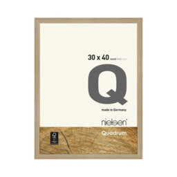 Nielsen Quadrum 30 X 40Cm Oak Wooden Picture Frame With Float Glass And Push/turn Clips - thumbnail 1