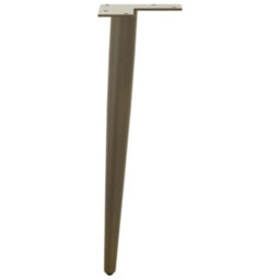Berkfield Coffee Table Legs Conical Shape 4 Pcs Natural Steel 30-31 Cm Steel - thumbnail 6
