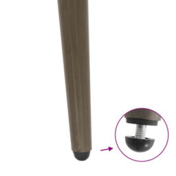 Berkfield Coffee Table Legs Conical Shape 4 Pcs Natural Steel 30-31 Cm Steel - thumbnail 9