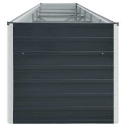 Walplus Garden Raised Bed Galvanised Steel 400X80X45 Cm Anthracite - thumbnail 5