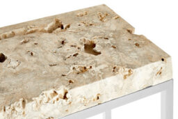Orsina Relic Cheese Stone Console Table - thumbnail 5