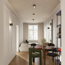 Luminosa Lighting Luminosa Aura Surface Mounted Downlight Olive Green 2X Gx53 - thumbnail 9
