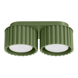 Luminosa Lighting Luminosa Aura Surface Mounted Downlight Olive Green 2X Gx53