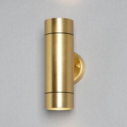 Litecraft Talon Brass Up And Down Outdoor Wall Light - thumbnail 3