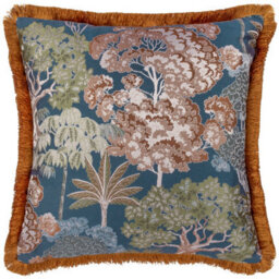Wylder Woodlands Floral Jacquard Cushion Cover - thumbnail 1
