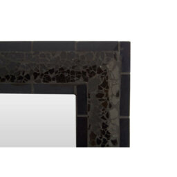 Orsina Mosaic 5X7 Photo Frame, Black Picture Frame For Mantle, Shelf, Decorative Picture Frame For Home Display - thumbnail 4