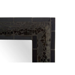 Orsina Mosaic 5X7 Photo Frame, Black Picture Frame For Mantle, Shelf, Decorative Picture Frame For Home Display - thumbnail 3