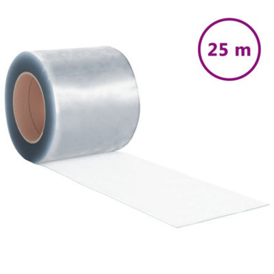 Vidaxl Strip Curtain Roll Pvc 1.6 mm X 200mm 25 M - image 1