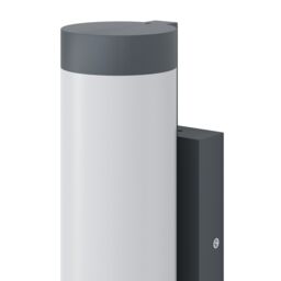 GoodHome Callisto Fixed Matt Dark Grey Mains-Powered Integrated Led Outdoor Contemporary Wall Light 1400Lm (Dia)7.6Cm - thumbnail 6