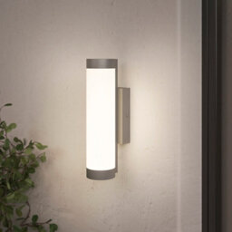 GoodHome Callisto Fixed Matt Dark Grey Mains-Powered Integrated Led Outdoor Contemporary Wall Light 1400Lm (Dia)7.6Cm - thumbnail 1