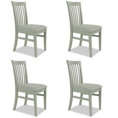 Statement Furniture Florence Highback Upholstered Chairs Set Of 4 - Sage Green - image 1