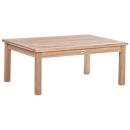 Beliani Garden Corner Sofa With Table 3 Seater Arabba Left Hand Certified Acacia Wood Grey - thumbnail 7