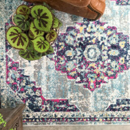 Loomed Multicolour Traditional Medallion Area Rug 200X290Cm - thumbnail 2