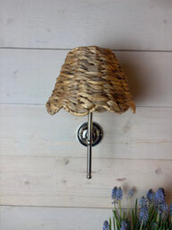 THE WALL LIGHTING COMPANY LIMITED Lupin Rechargeable Wall Light In Antique Brass With Bulb Included - thumbnail 5