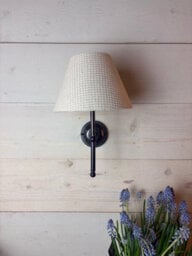 THE WALL LIGHTING COMPANY LIMITED Lupin Rechargeable Wall Light In Antique Brass With Bulb Included - thumbnail 8