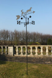 Garden Market Place Weathervane - Horse & Carriage Steel Weathervane - thumbnail 3