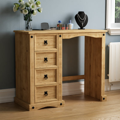 Lassic Vida Designs Corona Solid Pine 4 Drawer Dressing Table - image 1