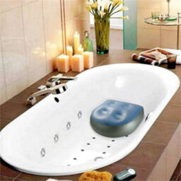 2Pcs Pvc Inflatable Spa Booster Seat Blue Cushion - thumbnail 5