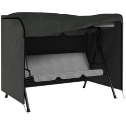 Outsunny Garden Furniture Protector Patio Swing Chair Cover Dark Grey - thumbnail 2