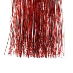 Decoris 4X Red Lametta Foil Tinsel Garland Strands Christmas Tree Tinsel 50Cm X 40Cm - thumbnail 2