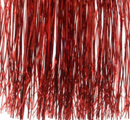 Decoris 4X Red Lametta Foil Tinsel Garland Strands Christmas Tree Tinsel 50Cm X 40Cm - thumbnail 3