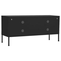 Vidaxl Tv Cabinet Black 105X35X50 Cm Steel - thumbnail 5