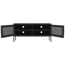 Vidaxl Tv Cabinet Black 105X35X50 Cm Steel - thumbnail 6