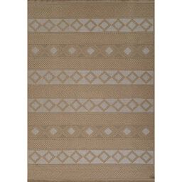 Livabliss Mystery-Washable Tan Beige Ivory Modern Living Dining Jute Rug 158 X 213 Cm Easy Care, Non Shedding