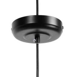 Wyld And Coco Lumalux Hanging Light Pendant Black Wire Open Round Sphere Shade Industrial Design W40 X H131Cm - thumbnail 5