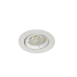 GoodHome Salk White Adjustable Led Neutral White Downlight 4.8W Ip20, Pack Of 3 - thumbnail 3