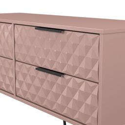 Anzio Matt Kobe Pink 4 Drawer Bed Box (H)574mm (W)1130mm (D)395mm - thumbnail 4