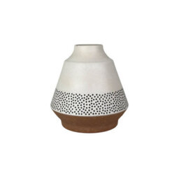 Earthy Bamboo Skandi Dotty Vase - thumbnail 2