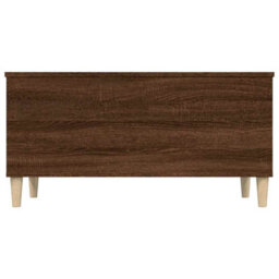 Berkfield Durable Coffee Table Brown Oak 90X44.5X45 Cm Engineered Wood - thumbnail 7