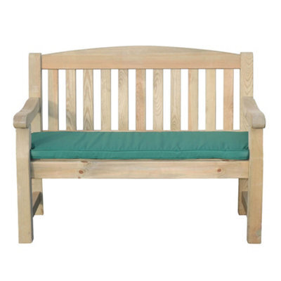 Zest Emily Bench 2 Seater (4Ft) Seat Pad - Green - image 1
