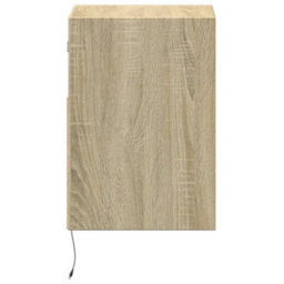 Berkfield Durable Tv Wall Cabinets With Led Lights 2 Pcs Sonoma Oak 41X31X45 Cm - thumbnail 7