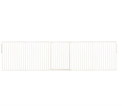Safetots Premium Extra Tall Room Divider, Up To 370Cm Wide, White, 105Cm Tall, Multi Panel Barrier For Baby And Toddler - image 1