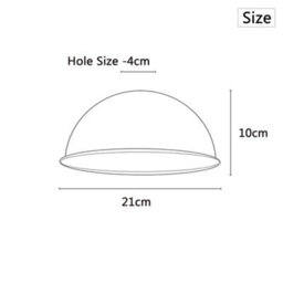 Black Gold Inner Lamp Shade For Ceiling Light Modern Pendant Light Fitting, 21Cm Light Shade For Kitchen Easy Fit Home Décor - thumbnail 4