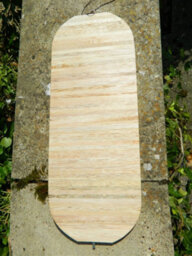Wind Spinner Wooden Spiral Mobile Garden Ornament - Natural 40Cm - thumbnail 2