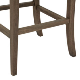 Wyld Haus Parma Arched Upholstered Bar Stool In Warm Grey With Oak Legs - thumbnail 6
