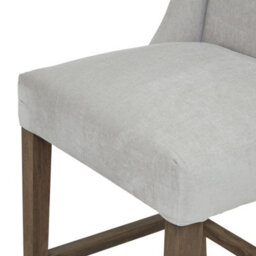 Wyld Haus Parma Arched Upholstered Bar Stool In Warm Grey With Oak Legs - thumbnail 5