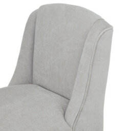 Wyld Haus Parma Arched Upholstered Bar Stool In Warm Grey With Oak Legs - thumbnail 4