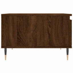 Berkfield Coffee Table Brown Oak 55X55X36.5 Cm Engineered Wood - thumbnail 7
