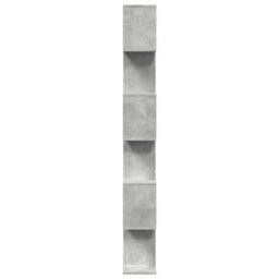 Vidaxl Room Divider Bookcase 6-Tier Concrete Grey 70X24X193 Cm Engineered Wood - thumbnail 6