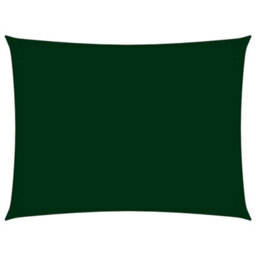Berkfield Sunshade Sail Oxford Fabric Rectangular 2.5X4.5 M Dark Green - thumbnail 1