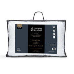 Catherine Lansfield 200 Thread Count Hotel Satin Stripe Cotton 48X74Cm Pillow Pair White - thumbnail 5